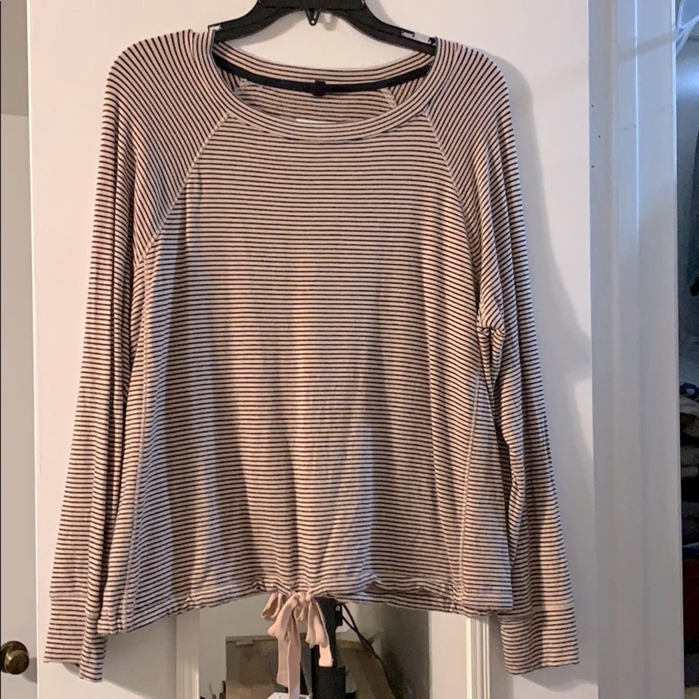 Pink striped Lou and Grey Sweatshirt